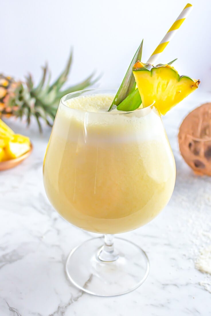 Pi a Colada Mocktail With 3 Ingredients The Mindful Mocktail