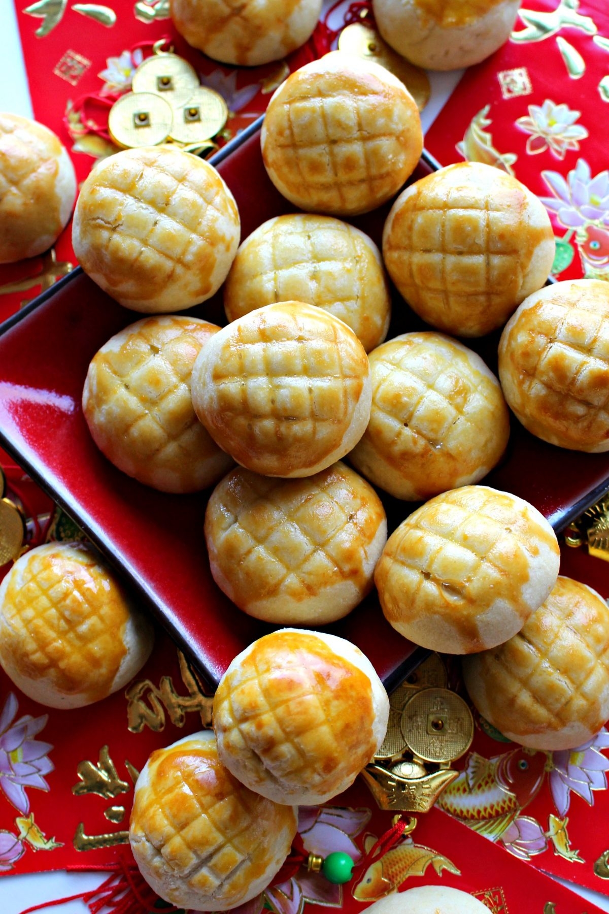 Pineapple Cookies For Chinese New Year The Monday Box