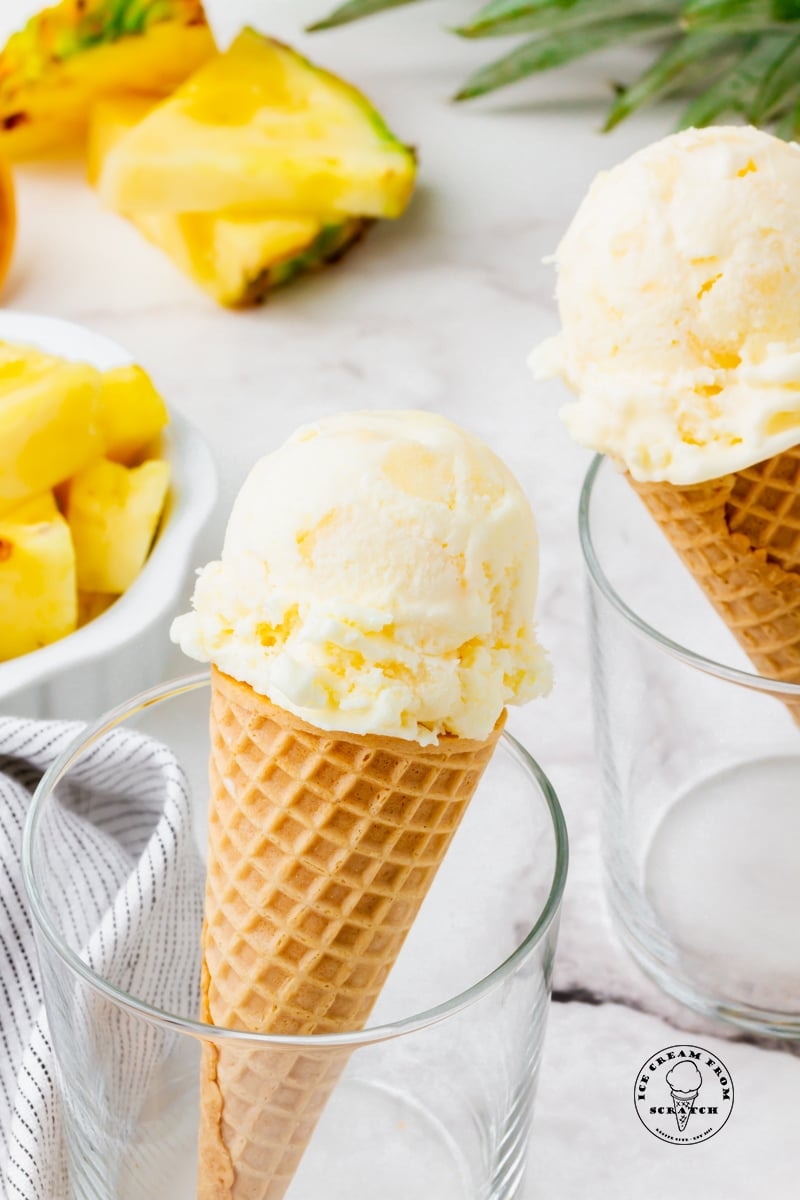 Pineapple Ice Cream Ice Cream From Scratch