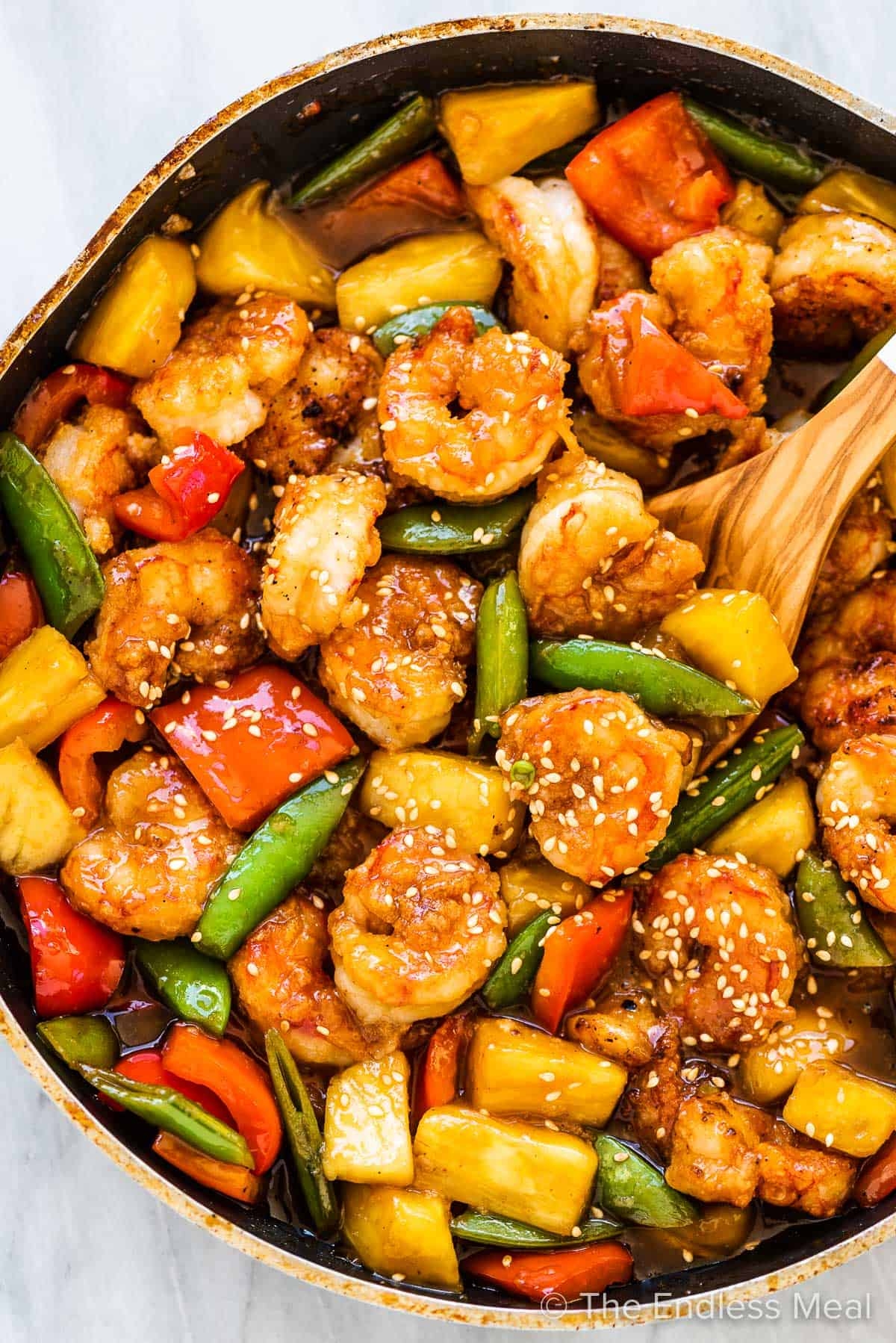 Pineapple Shrimp Stir Fry 20 minute Recipe The Endless Meal 