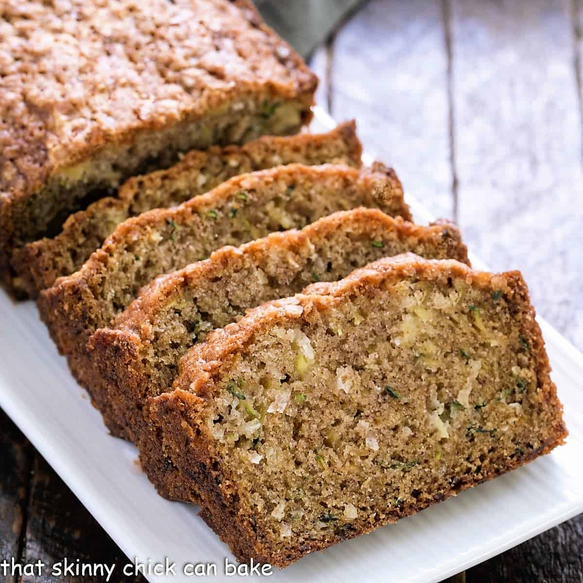 Pineapple Zucchini Bread Tender Delicious That Skinny Chick Can Bake Pineapple Zucchini Bread Tender Delicious That Skinny Chick Can Bake