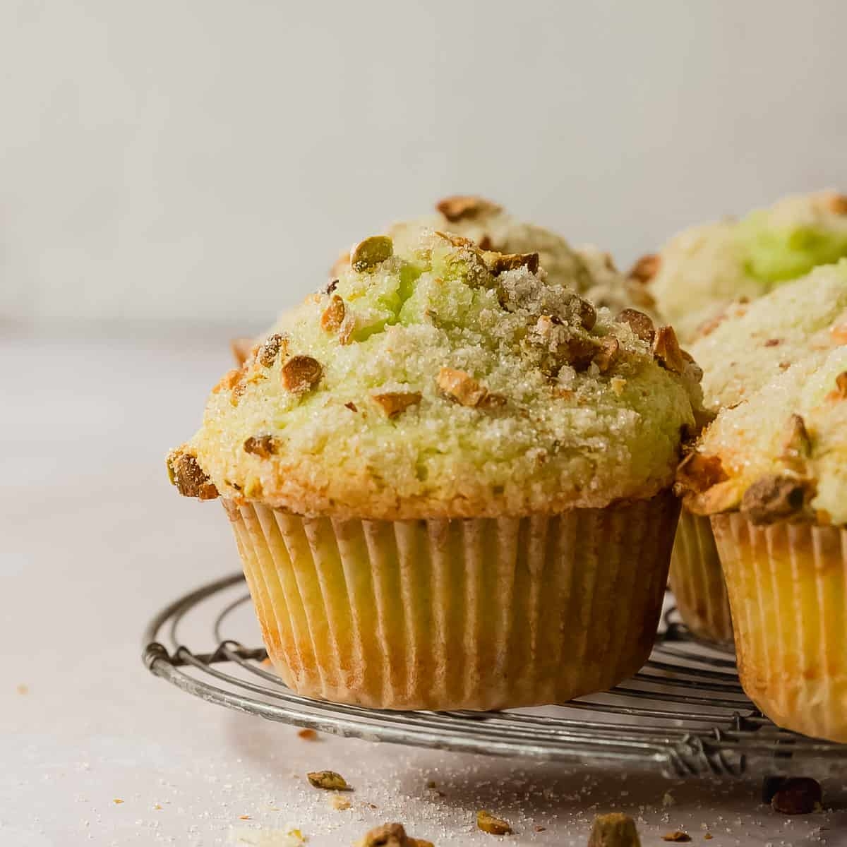 Pistachio Muffins Bakery Style Olives Thyme