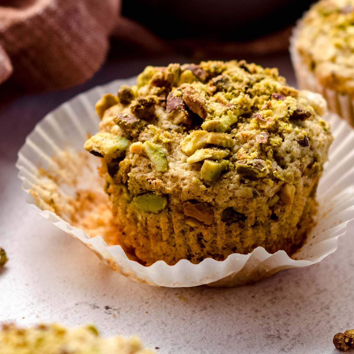 Pistachio Muffins Recipe No Pudding Mix Fresh April Flours