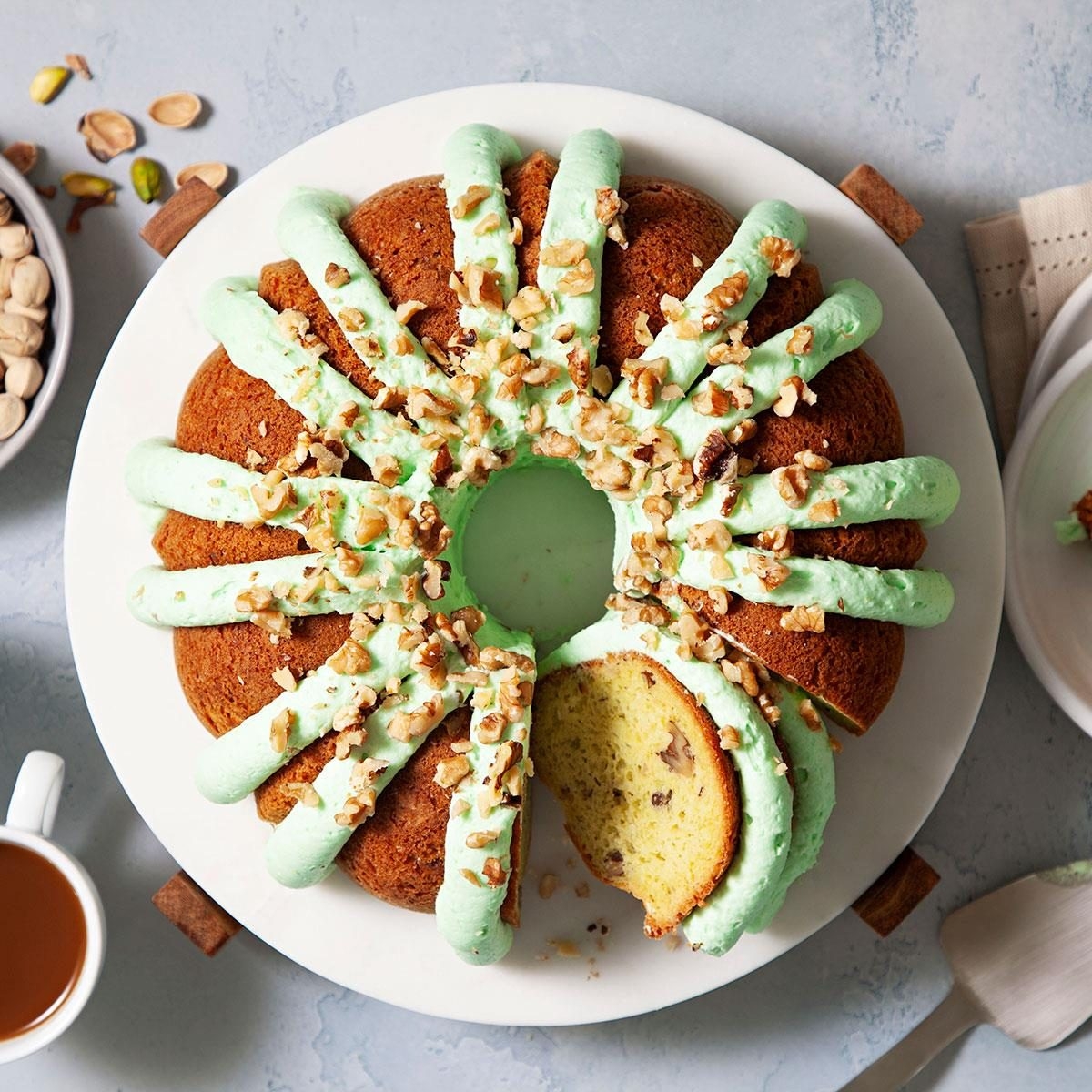 Pistachio Pudding Cake Recipe How To Make It