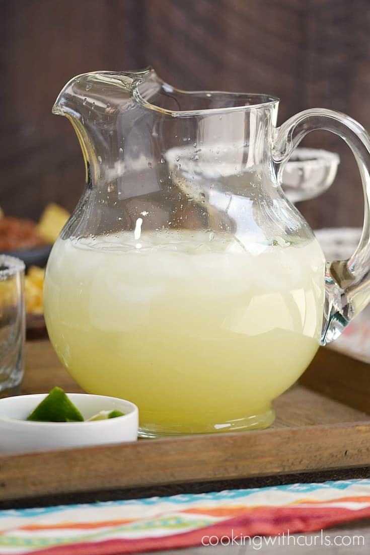 Pitcher Of Margaritas Cooking With Curls