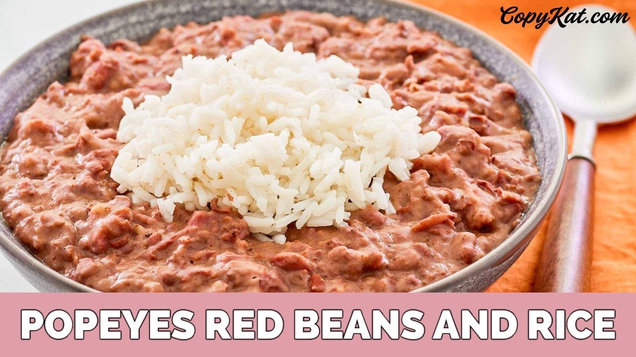 Popeyes Red Beans And Rice YouTube Popeyes Red Beans And Rice YouTube