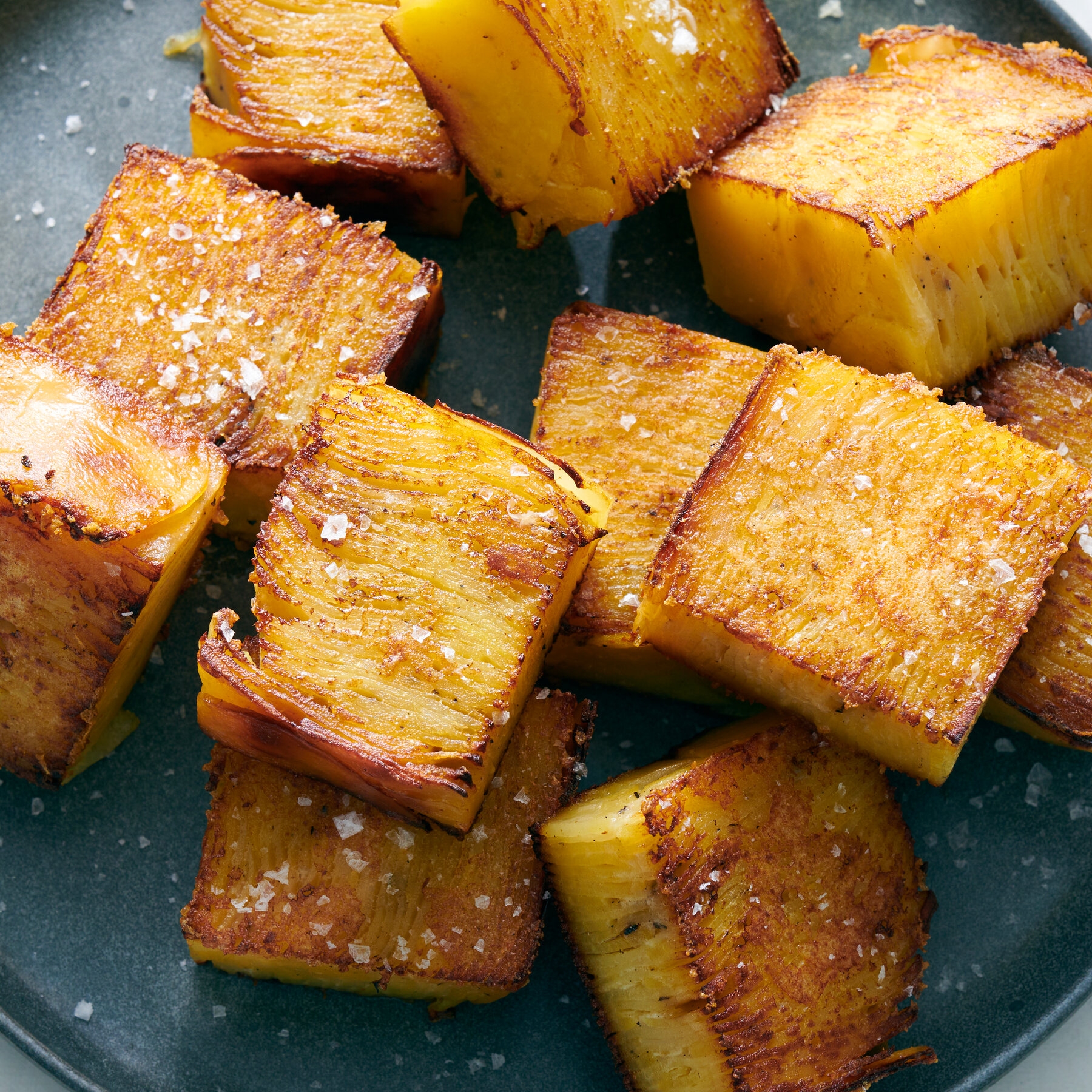 Potato Pav With Parmesan Crust Recipe