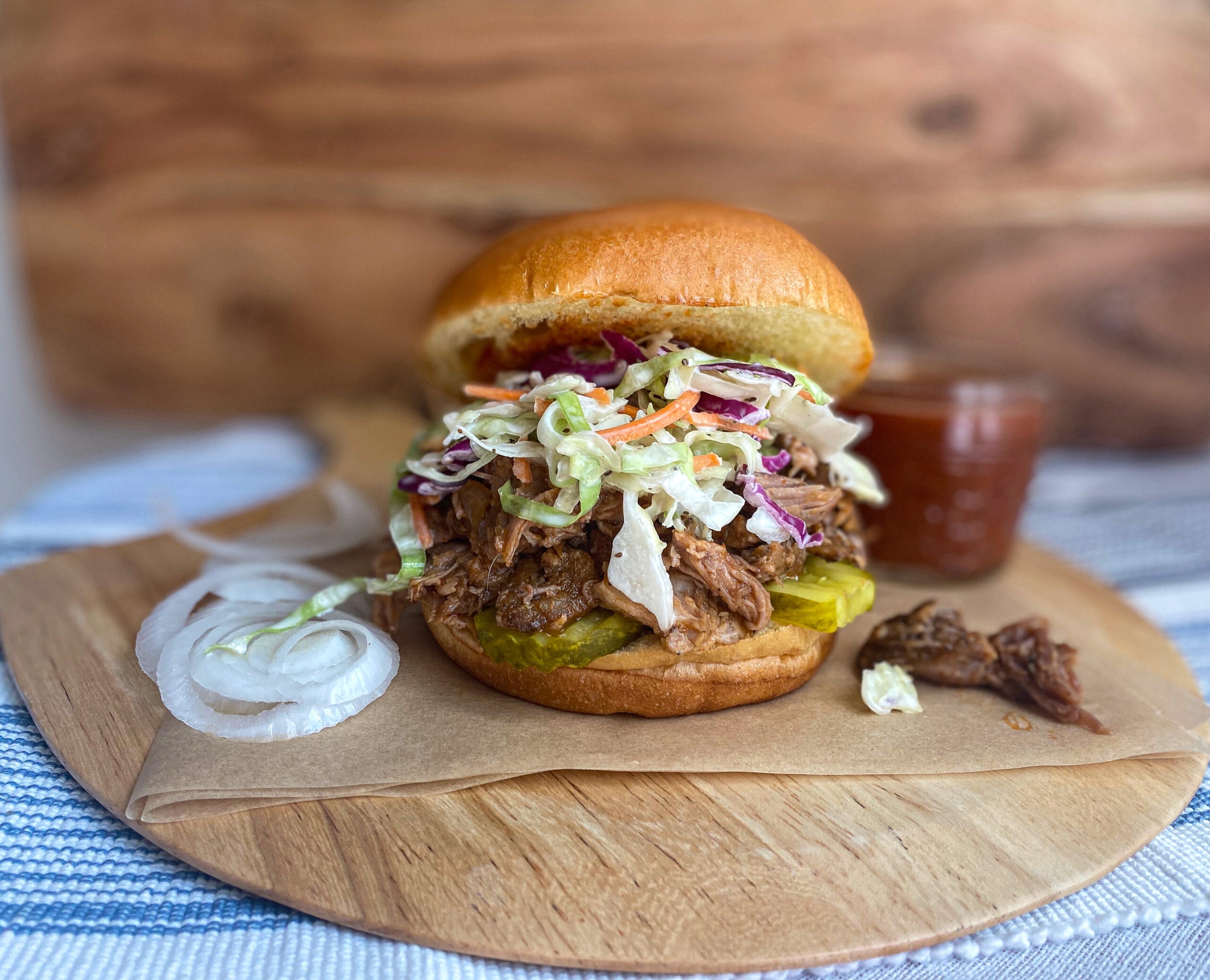 Pulled Pork Sandwiches With Homemade BBQ Sauce Cole Slaw The Jam Jar Kitchen Pulled Pork Sandwiches With Homemade BBQ Sauce Cole Slaw The Jam Jar Kitchen