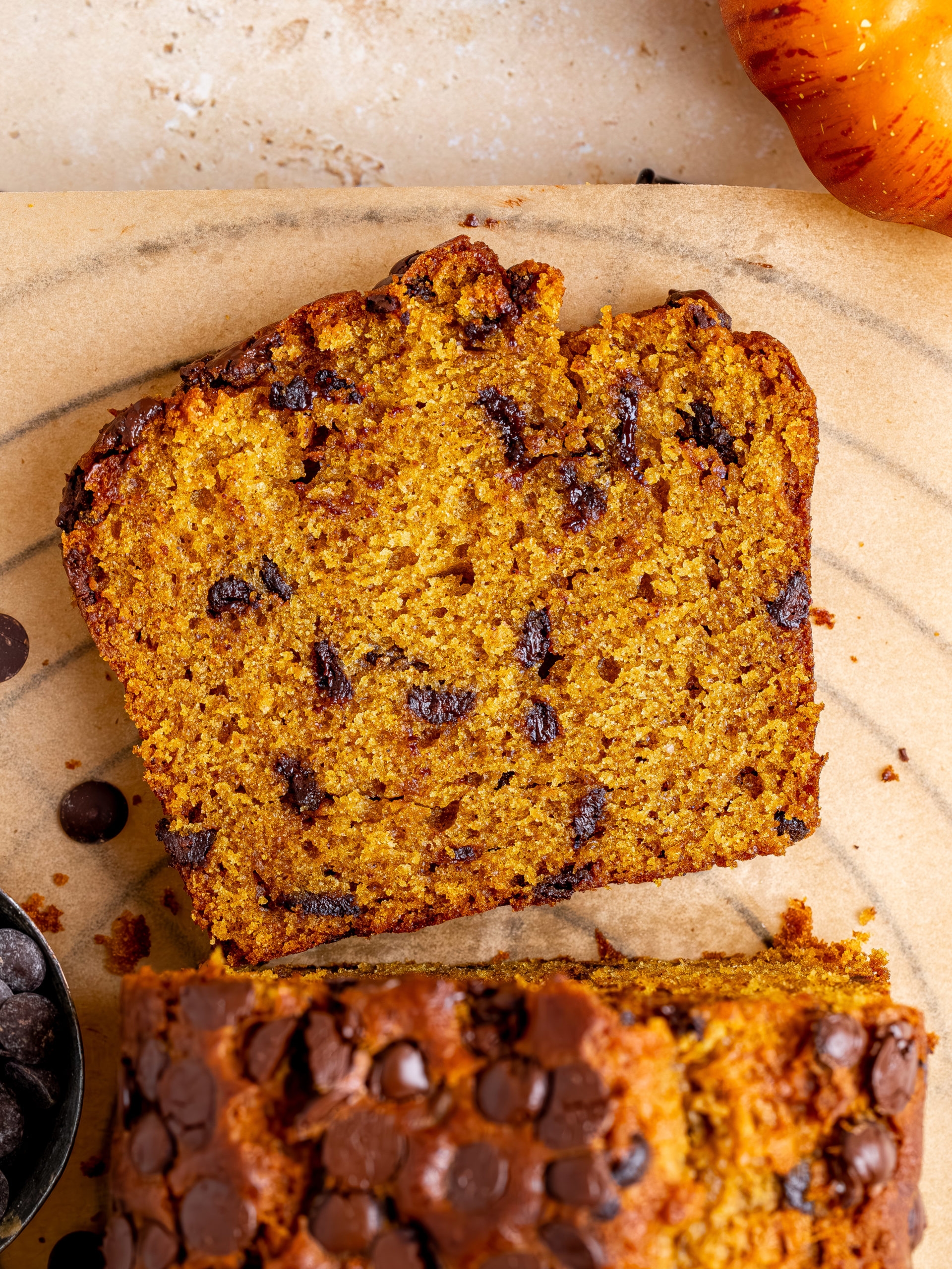 Pumpkin Chocolate Chip Bread Julie Marie Eats