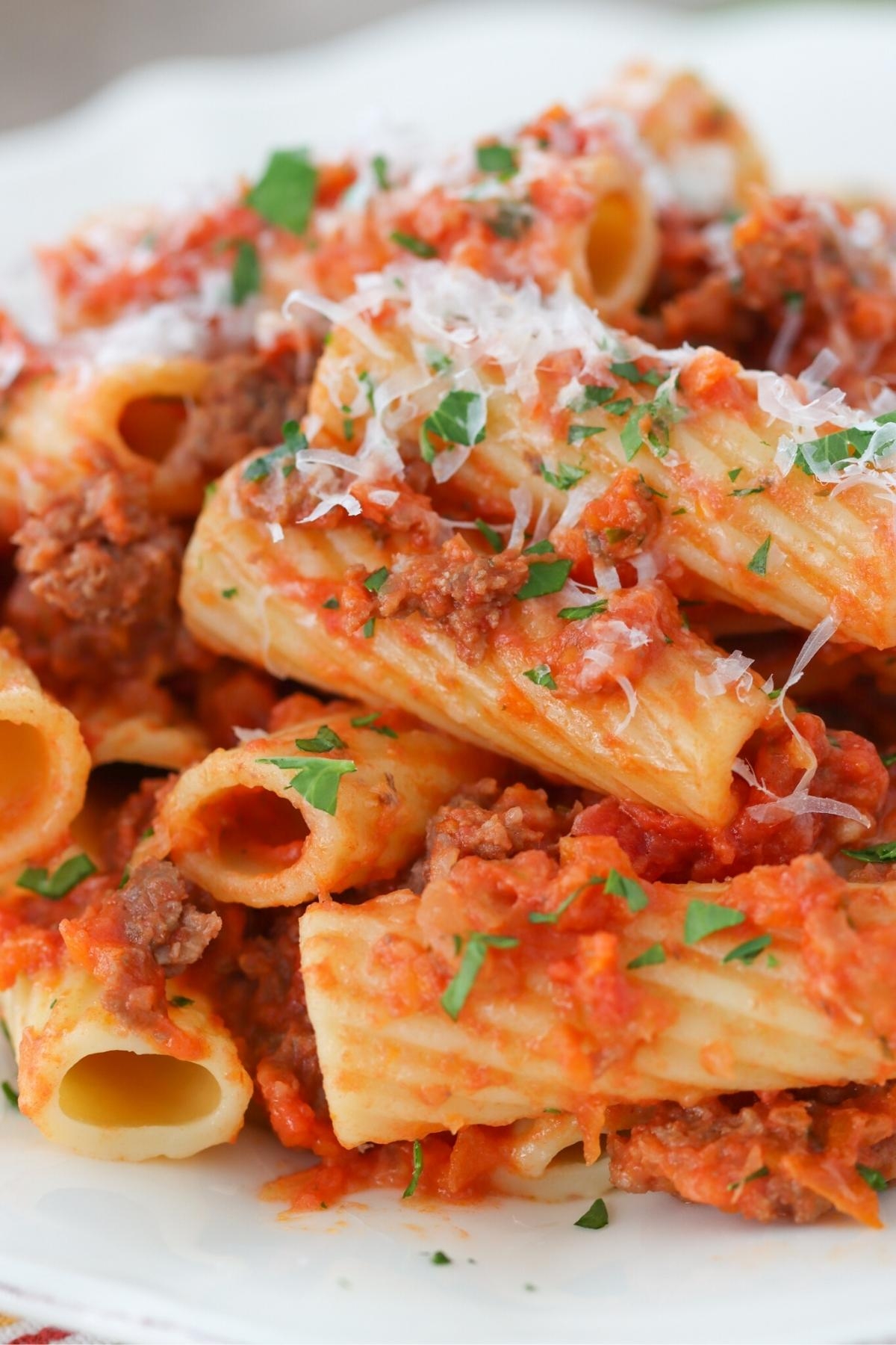 Quick And Simple Meat Sauce For Pasta Olga s Flavor Factory Quick And Simple Meat Sauce For Pasta Olga s Flavor Factory