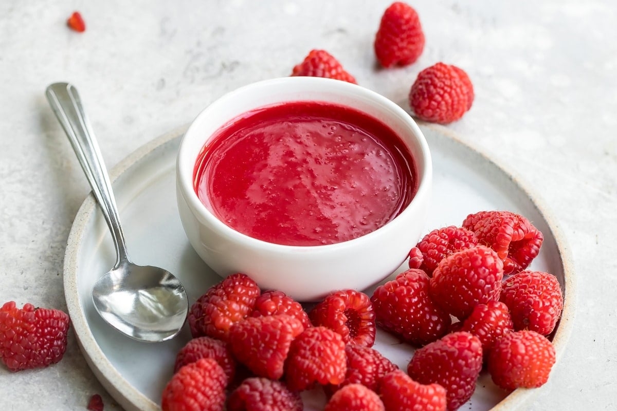 Raspberry Coulis Culinary Hill