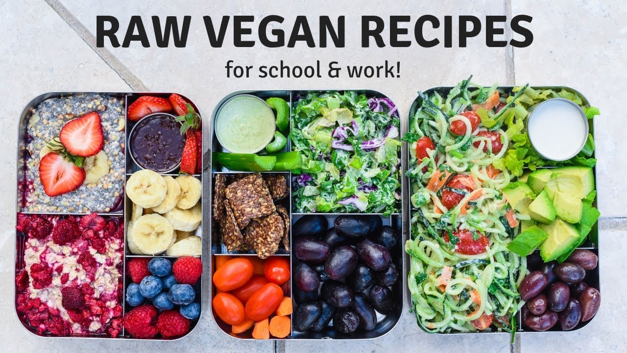 RAW VEGAN MEAL PREP RECIPES Healthy Easy Ideas YouTube RAW VEGAN MEAL PREP RECIPES Healthy Easy Ideas YouTube