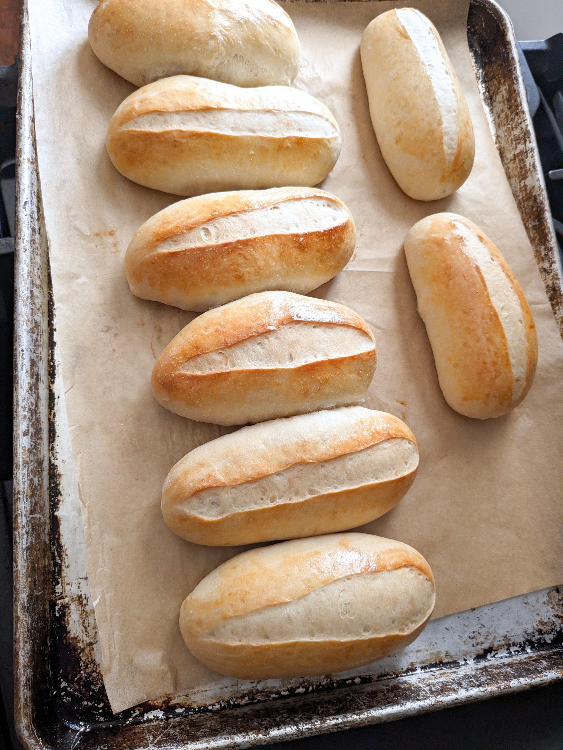 Recipe Sourdough Hoagie Rolls 