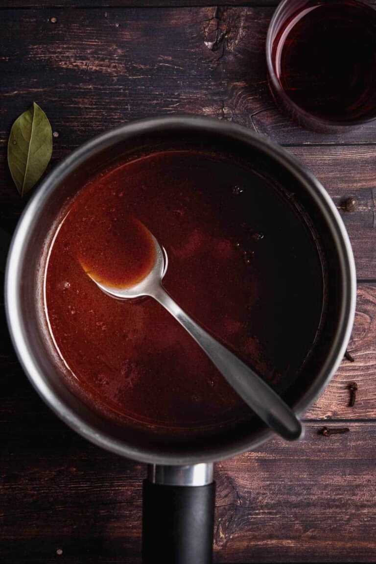 Red Wine Reduction Sauce With Spices Real Greek Recipes