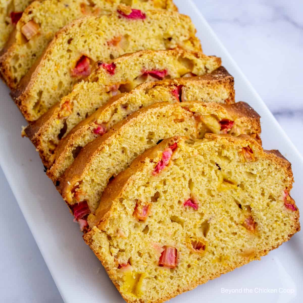 Rhubarb Bread Beyond The Chicken Coop