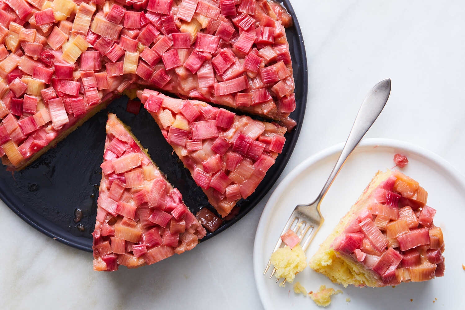 Rhubarb Upside Down Cake Recipe