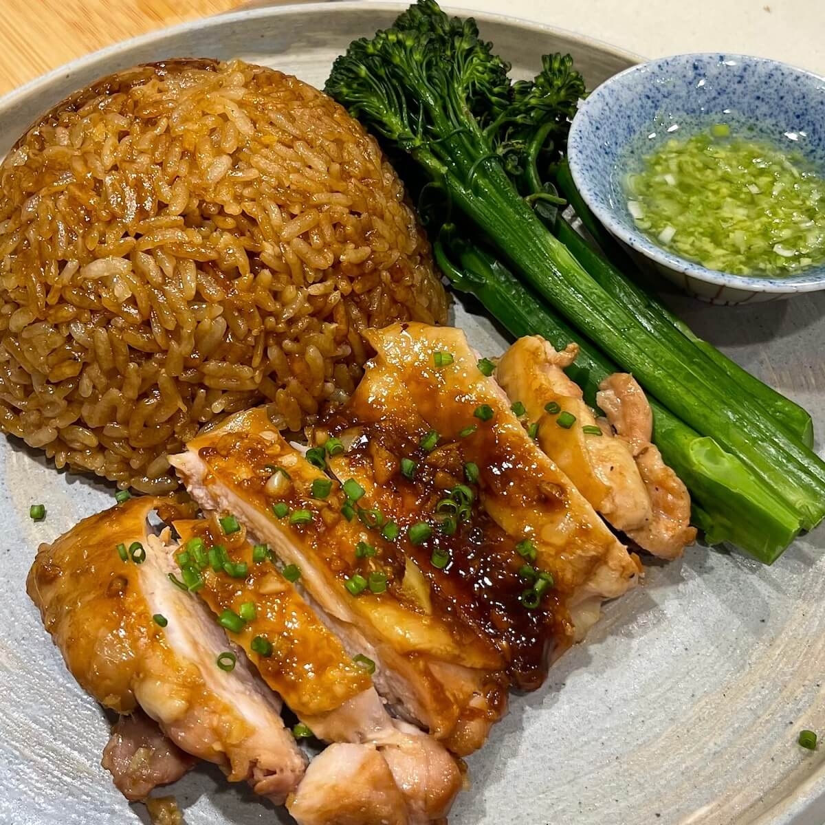Rice Cooker Chicken And Soy Sauce Rice Jasmine And Tea