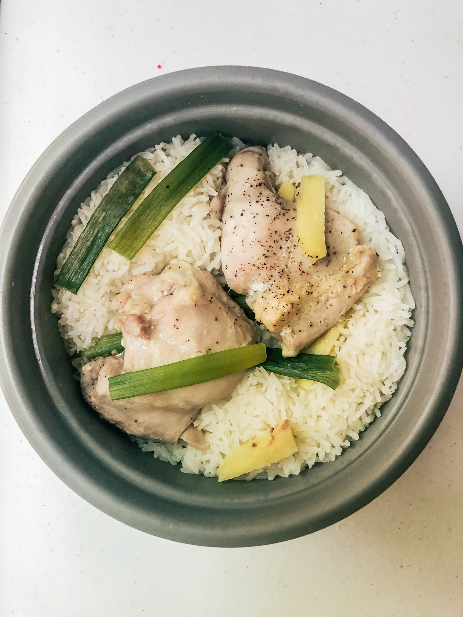 Rice Cooker Ginger Chicken And Rice Mochi Mommy