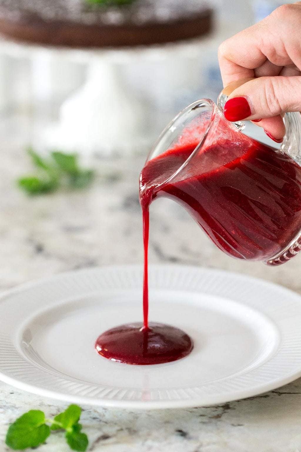 Ridiculously Easy Raspberry Coulis The Caf Sucre Farine