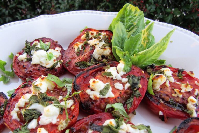 Roasted Roma Tomatoes With Feta And Basil Healthy Inspiration