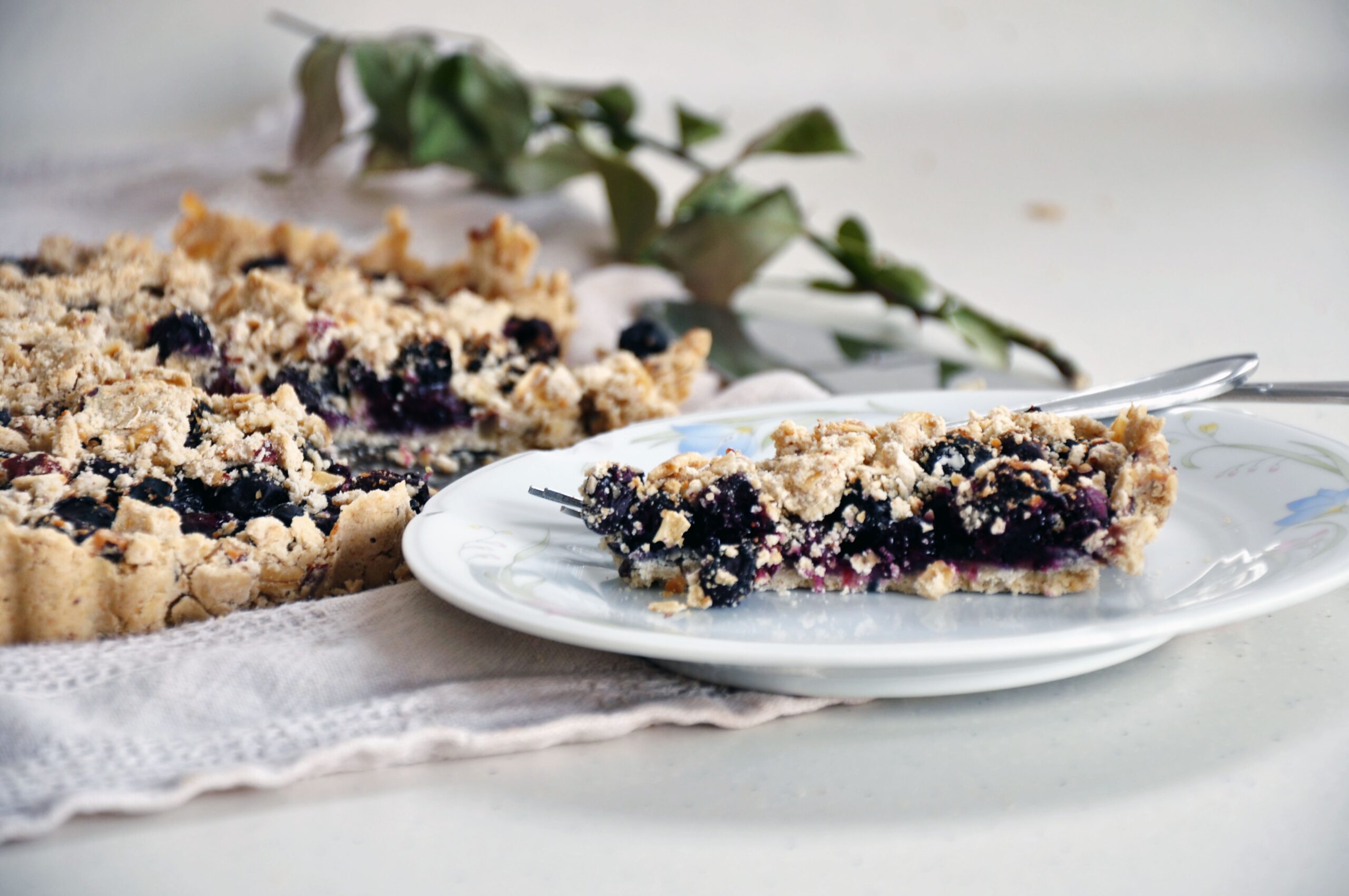 blueberry rustic crumble recipe with oats