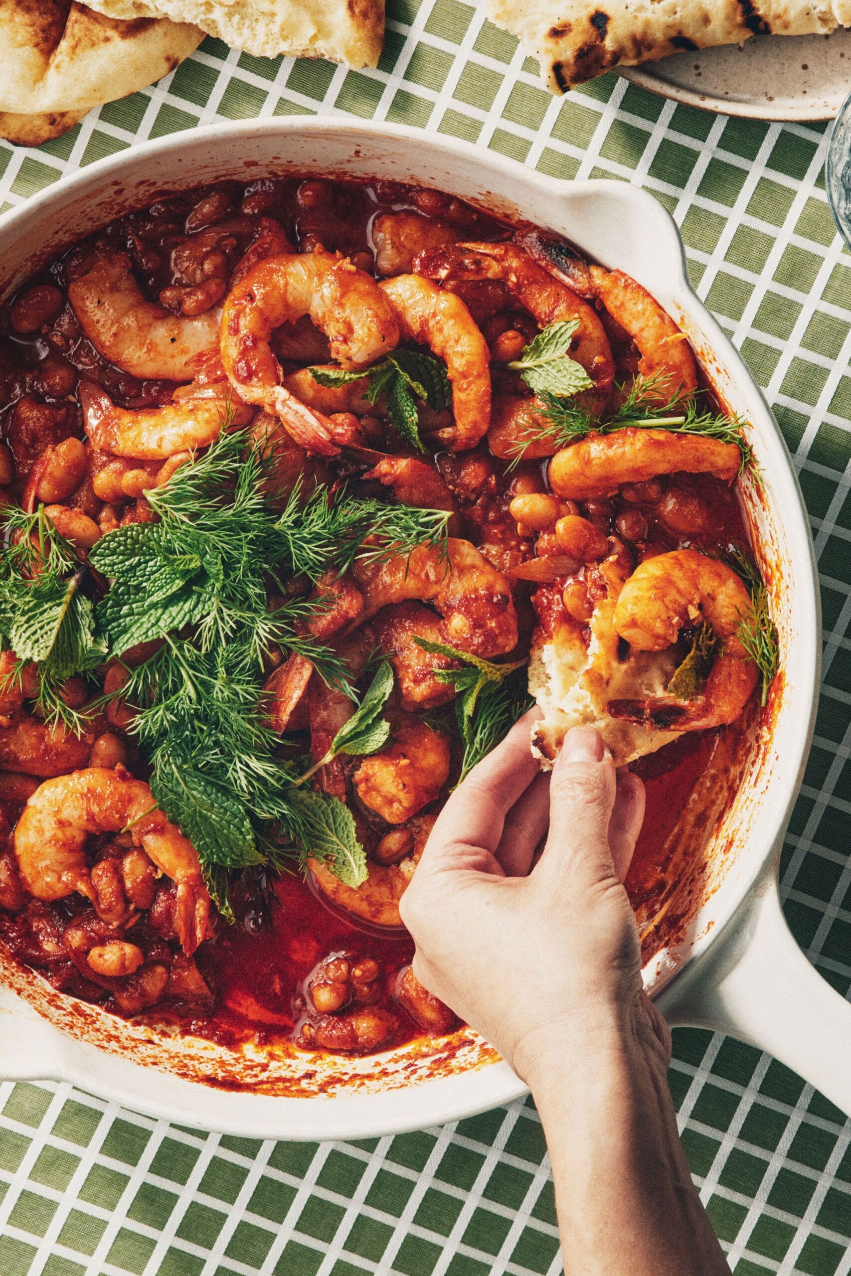 Saucy Spiced Shrimp And White Beans Recipe Bon App tit Saucy Spiced Shrimp And White Beans Recipe Bon App tit