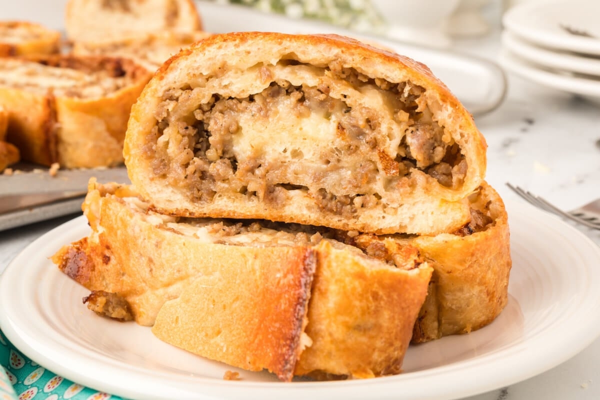 Sausage Bread Love Bakes Good Cakes