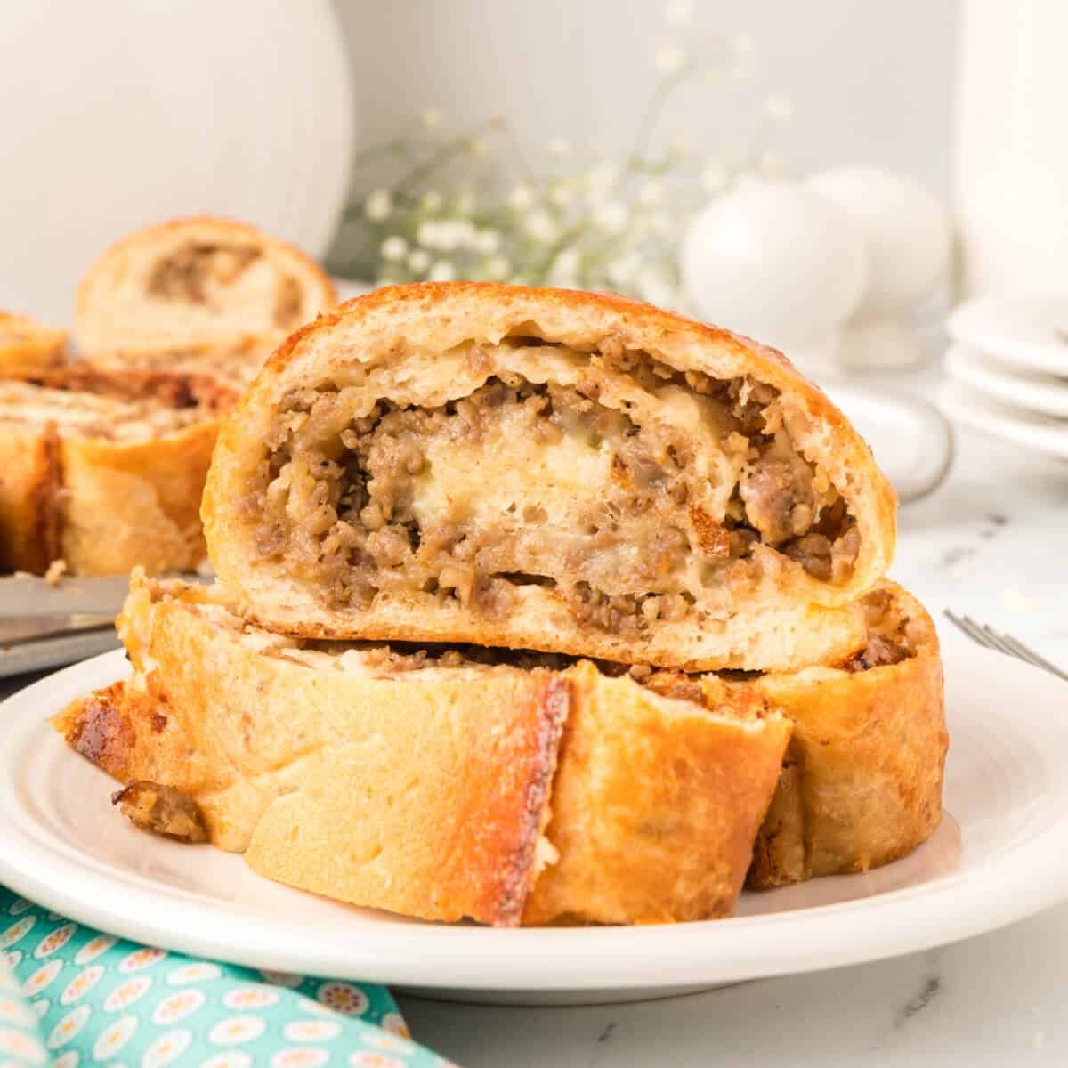 Sausage Bread Love Bakes Good Cakes