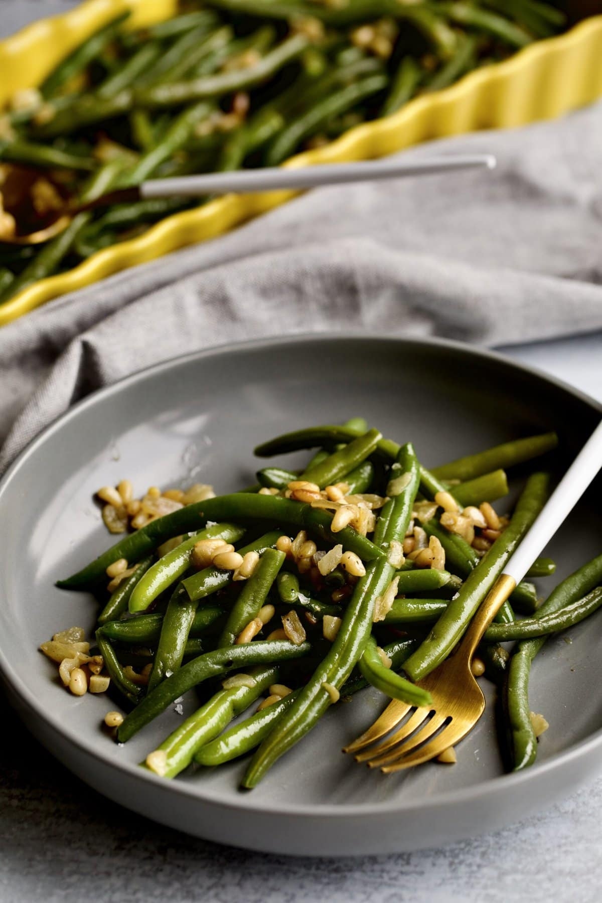 Saut ed Frozen Green Beans Recipe Easy Cucina By Elena