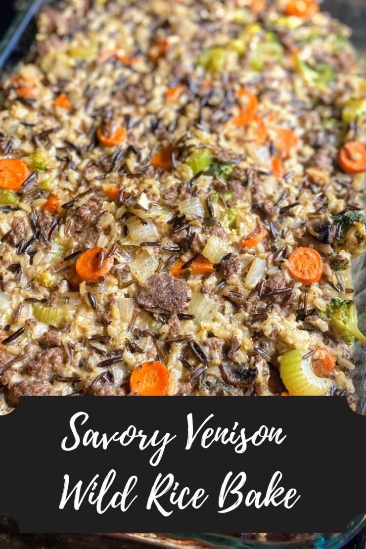 Savory Venison And Wild Rice Bake Jess In The Kitchen