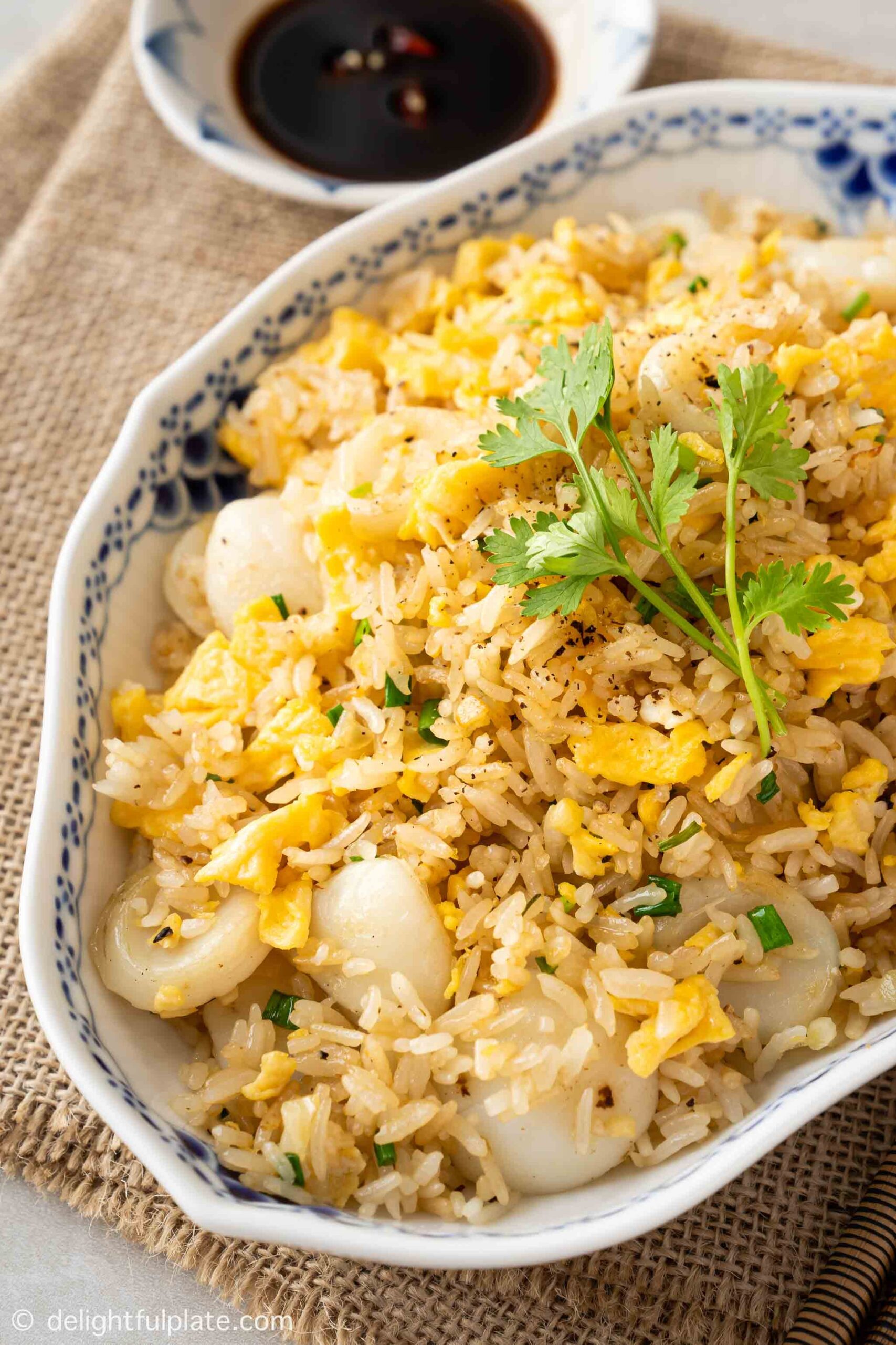 Scallop Fried Rice Delightful Plate Scallop Fried Rice Delightful Plate