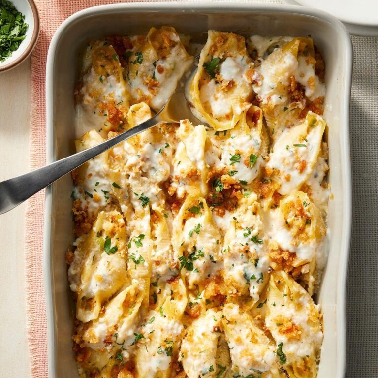 Seafood Stuffed Shells Recipe How To Make It