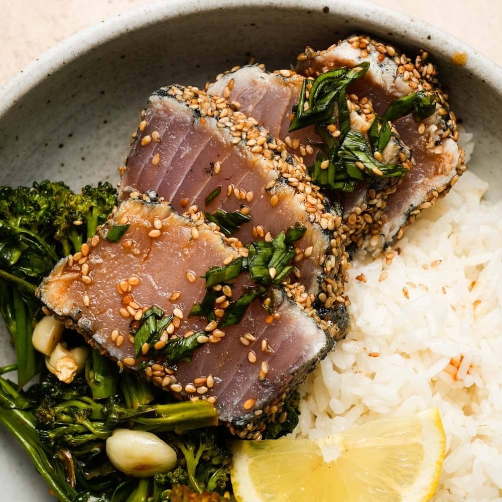 Seared Albacore Tuna With Lemon Ponzu Sauce Lindsey Eats Seared Albacore Tuna With Lemon Ponzu Sauce Lindsey Eats