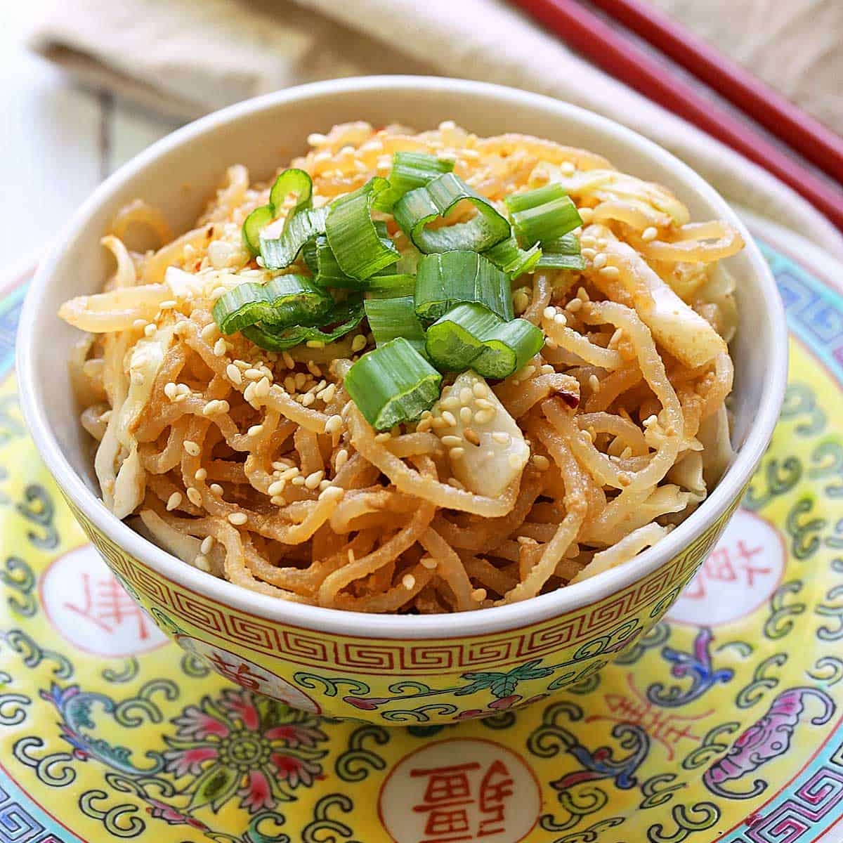 Shirataki Sesame Noodles Recipe Healthy Recipes Blog