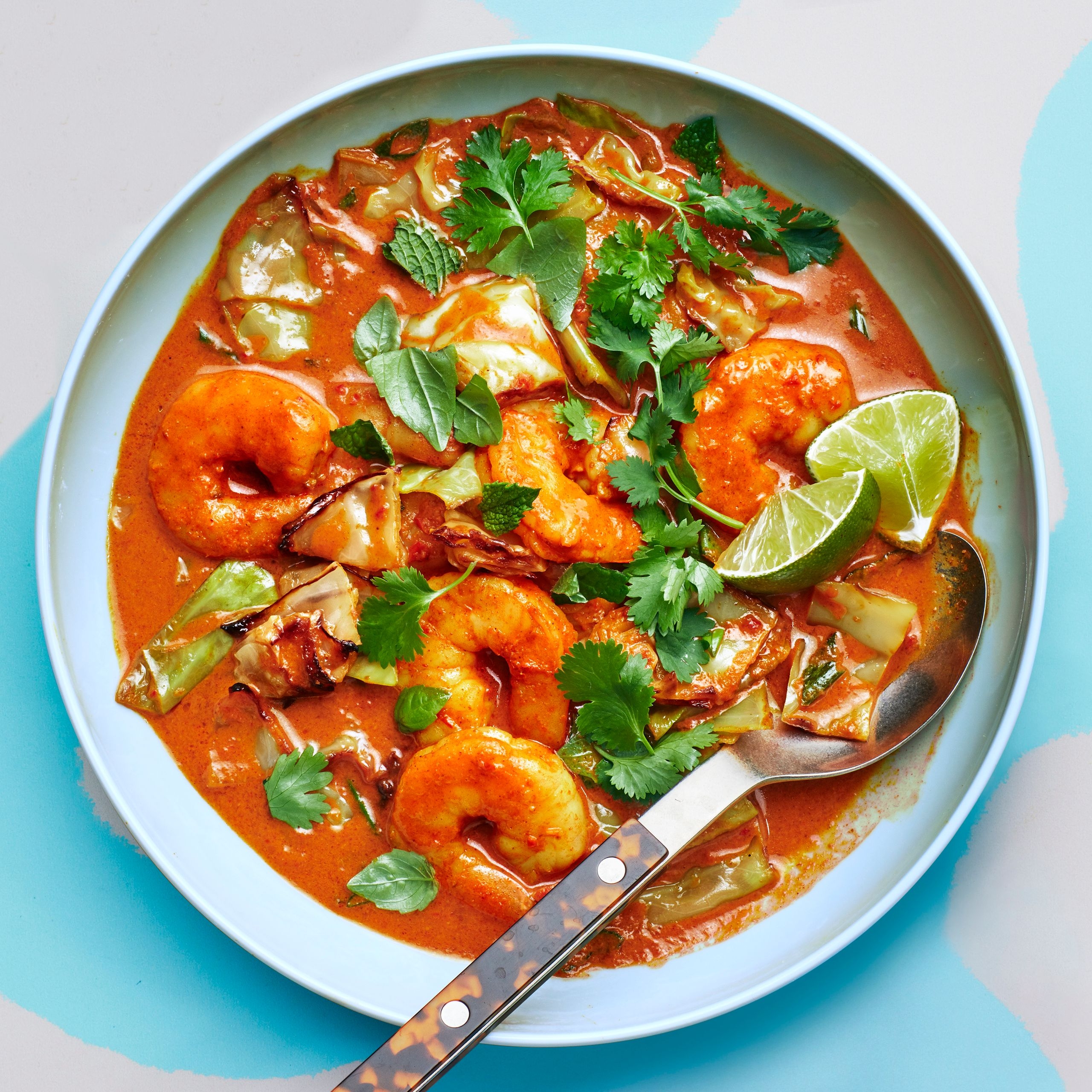 Shrimp And Cabbage Curry Recipe Bon App tit