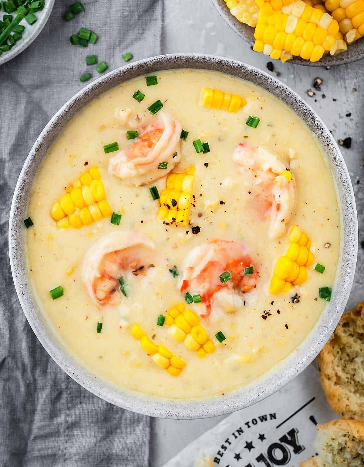 Shrimp And Corn Soup Recipe Chefjar