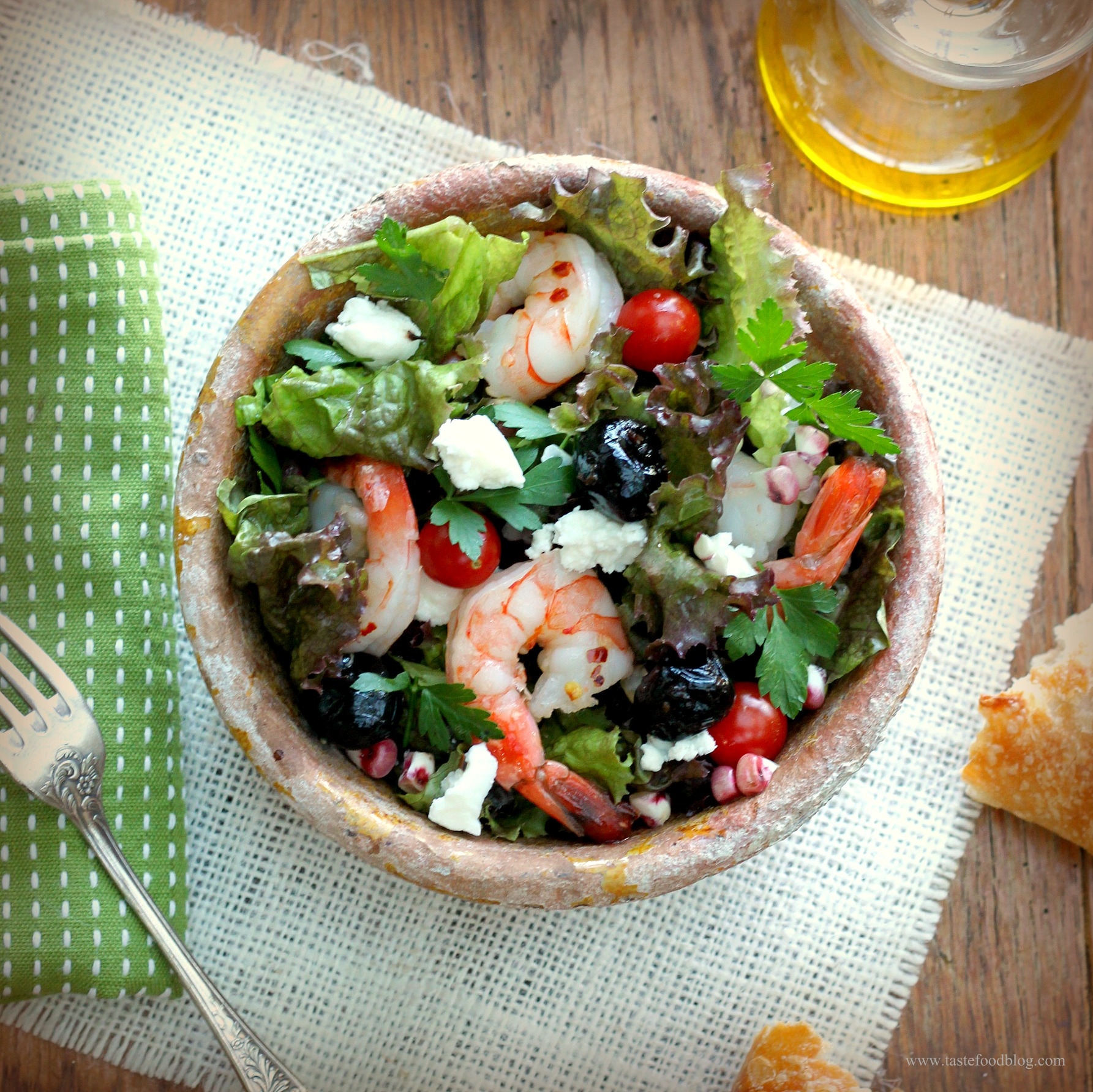 Shrimp And Feta Salad TasteFood Shrimp And Feta Salad TasteFood
