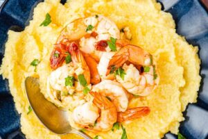 Shrimp And Polenta The Mediterranean Dish