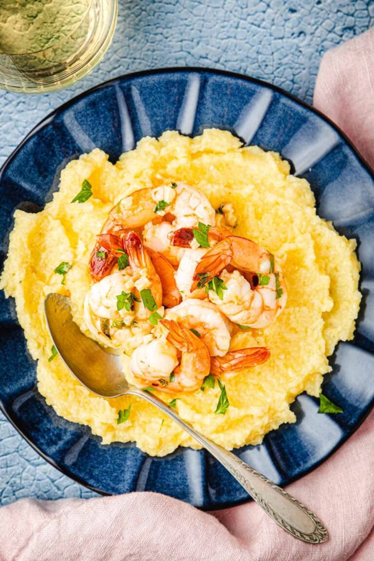 Shrimp And Polenta The Mediterranean Dish