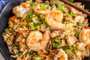 Shrimp And Pork Belly Fried Rice Carolyn s Cooking