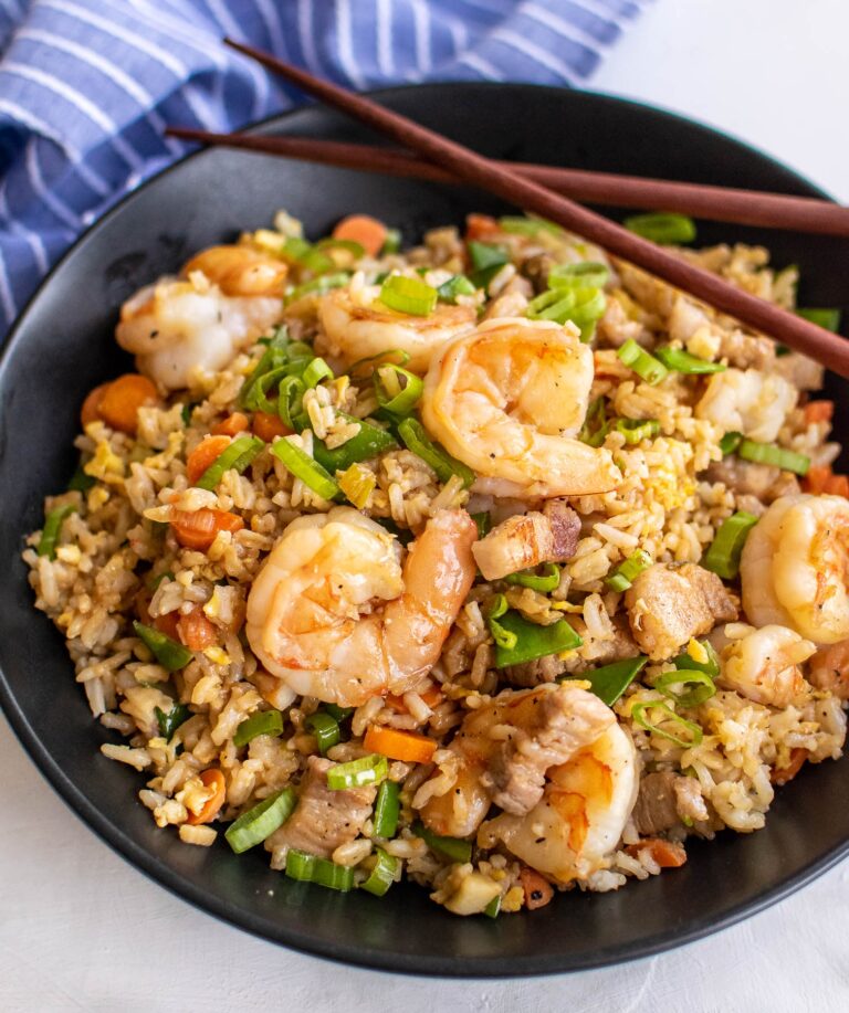 Shrimp And Pork Belly Fried Rice Carolyn s Cooking