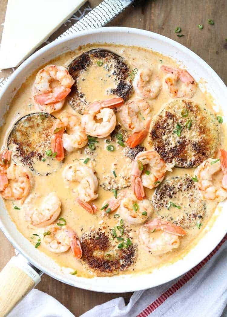 Shrimp Eggplant Recipe In Creamy Sauce Valentina s Corner