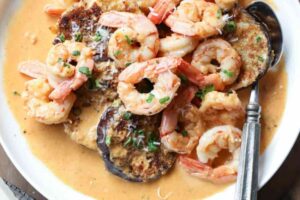 Shrimp Eggplant Recipe In Creamy Sauce Valentina s Corner