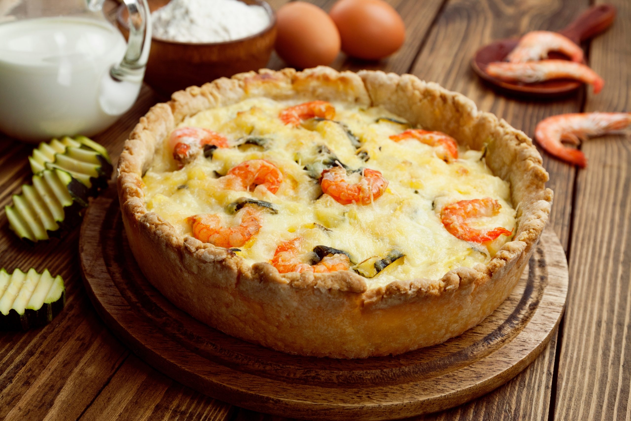 Shrimp Quiche Ocean Garden