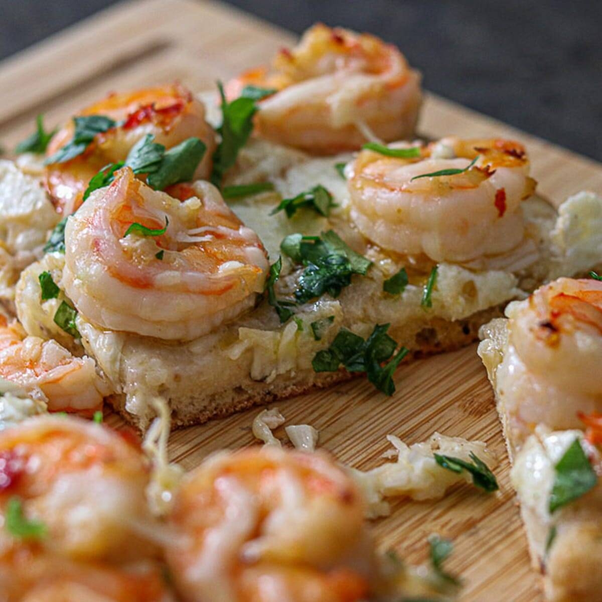 shrimp scampi pizza recipe