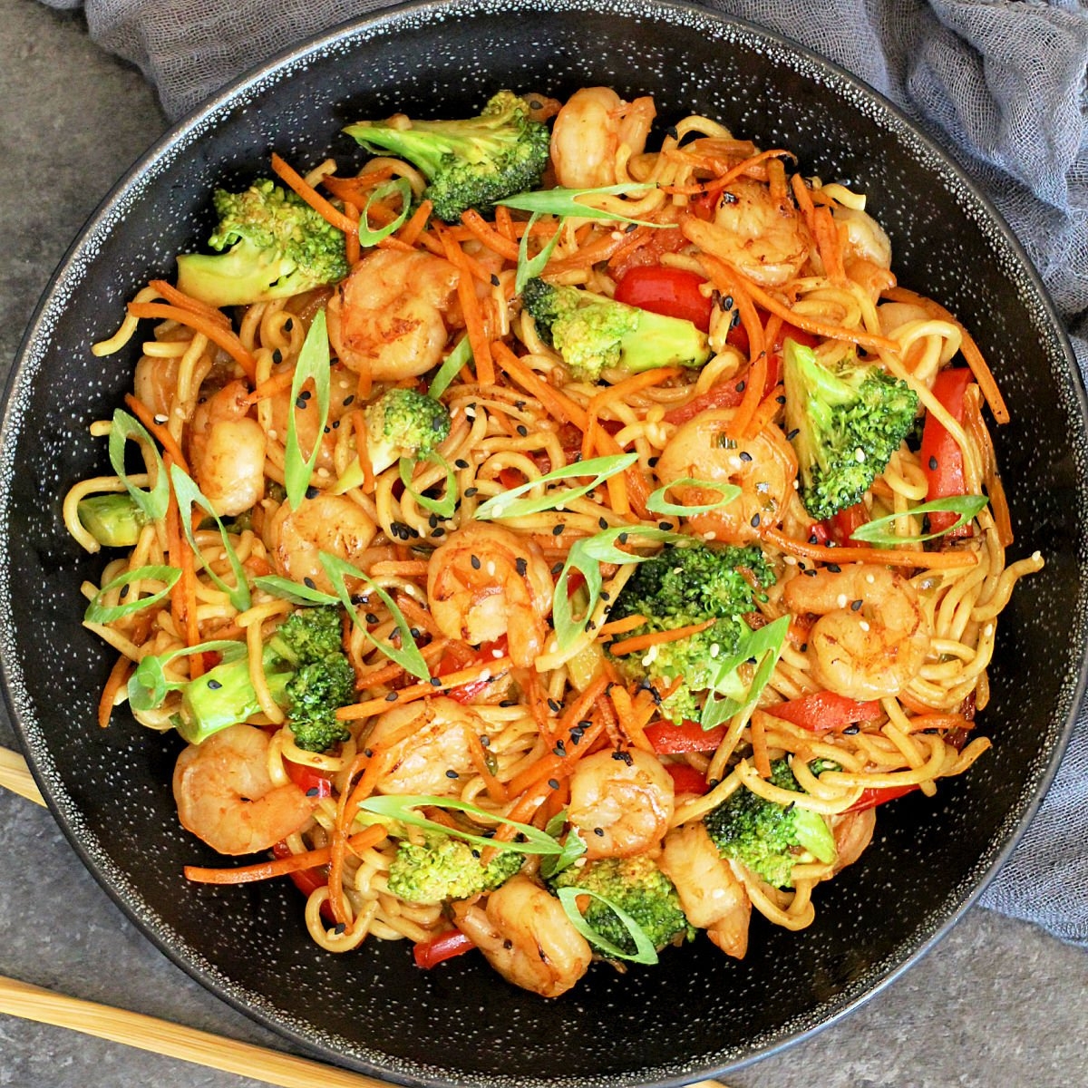 Shrimp Stir Fry With Noodles The Foodie Physician Shrimp Stir Fry With Noodles The Foodie Physician