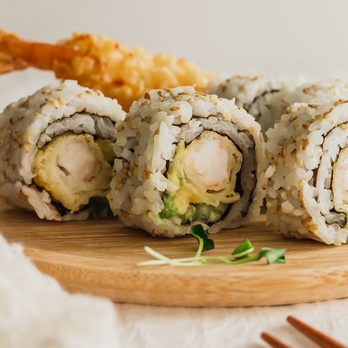 Shrimp Tempura Roll Sift Simmer