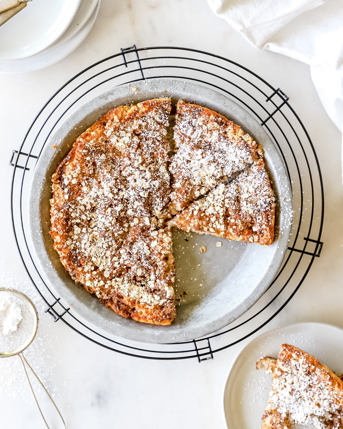SIMPLE SOURDOUGH STARTER DISCARD COFFEE CAKE RECIPE Ninnescah Made