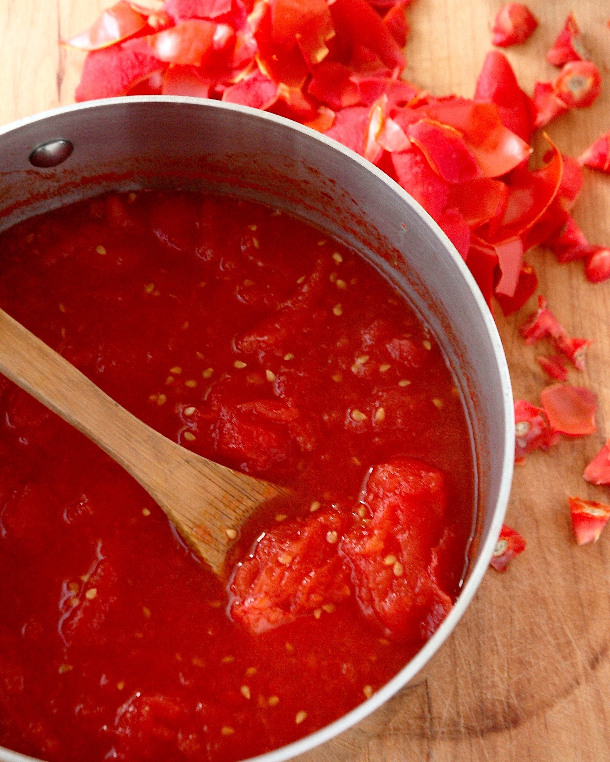 Simple Stewed Tomatoes Recipe Just 3 Ingredients Kale Compass