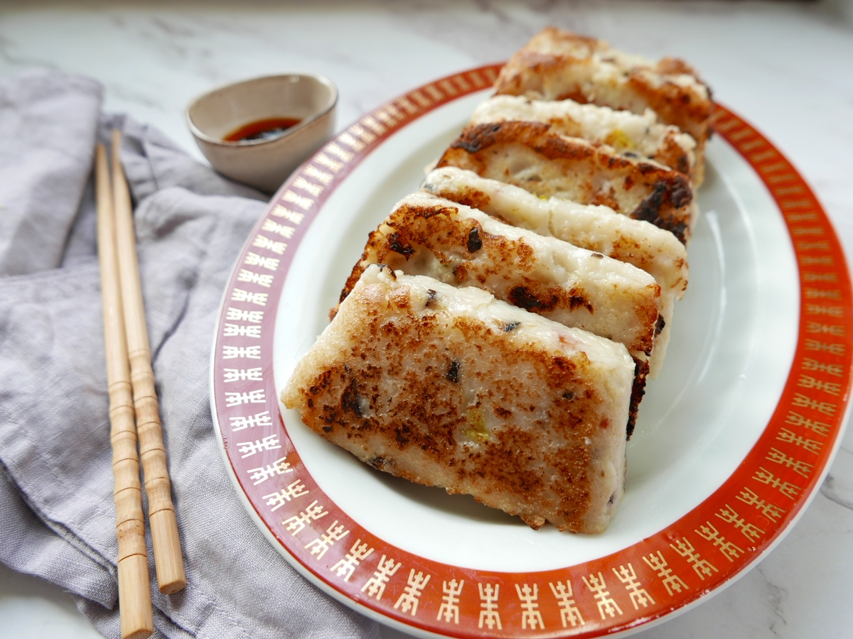 Simple Turnip Cake lo Bak Go Recipe Cook Simply